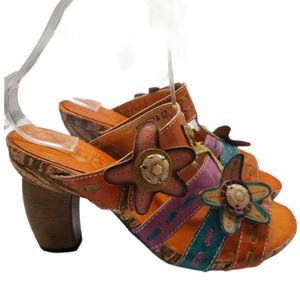 NEW Spring Step L'Artise Begonia Heeled Sandal